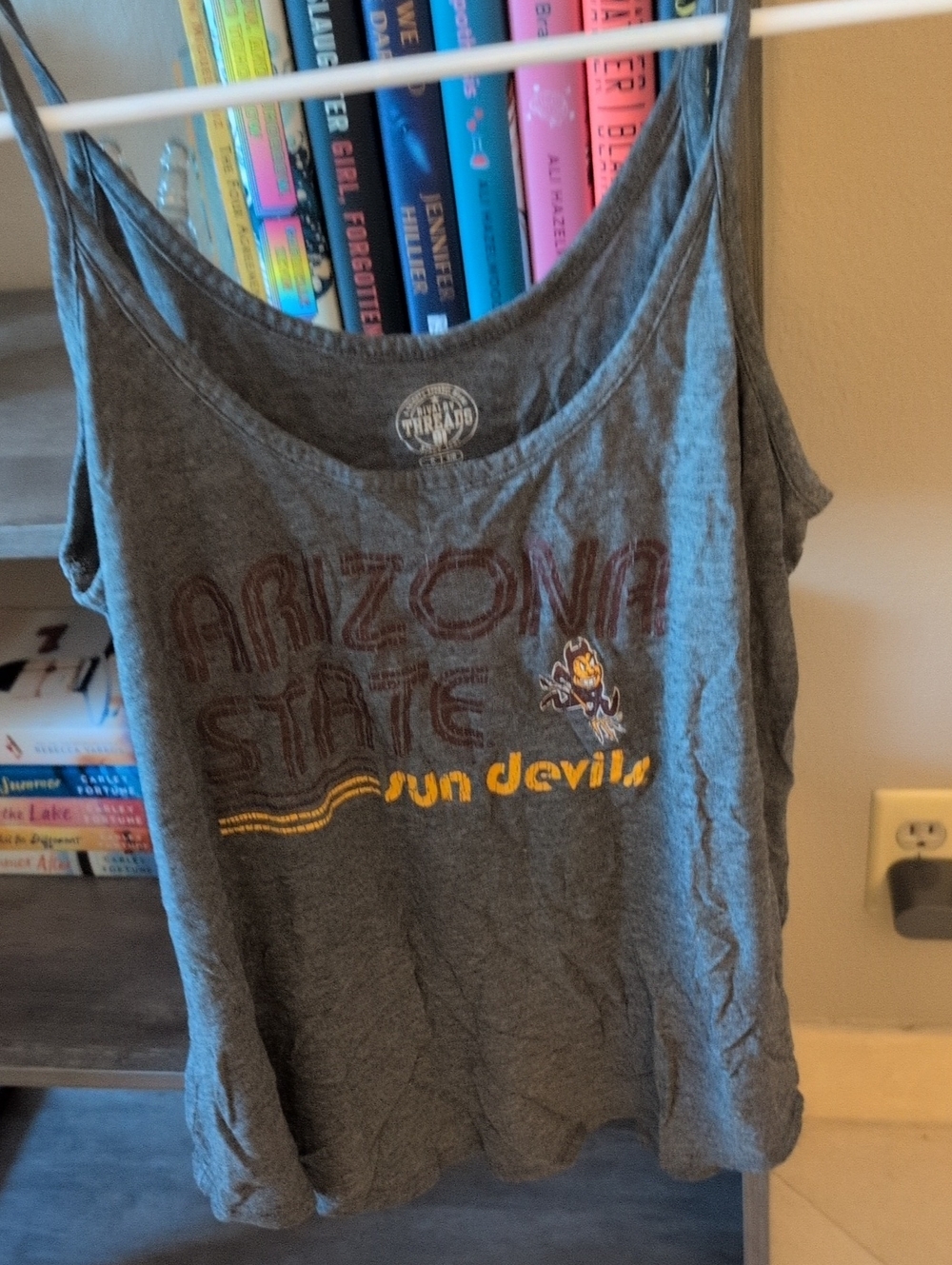 Rivalry Threads Gray Arizona State Sun Devils Graphic Tank